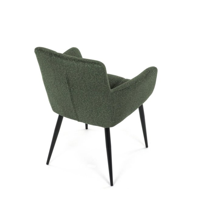 Jídelní křeslo LYON — kov, látka, více barev - Barevné varianty jídelního křesla LYON: Tmavě šedá