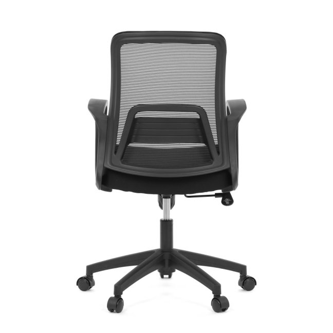 Kancelářská otočná židle NERO — látka, černá