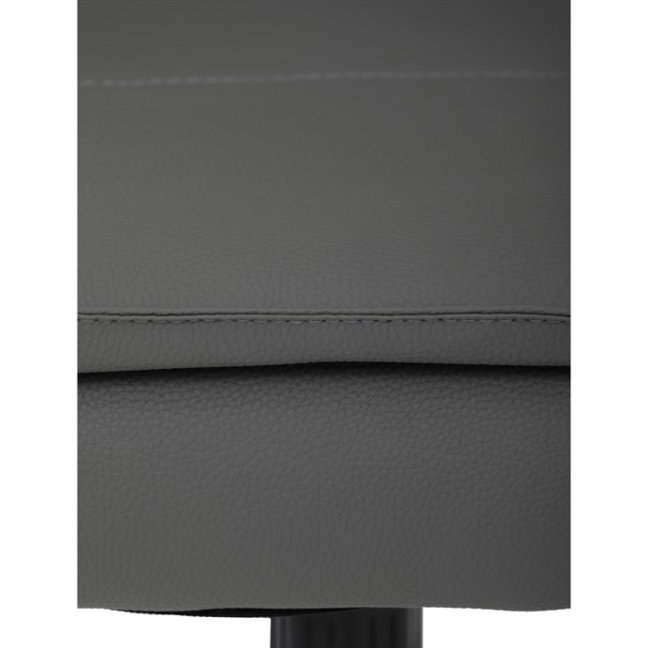 Kancelářské křeslo DARGO — ekokůže, tmavě šedá