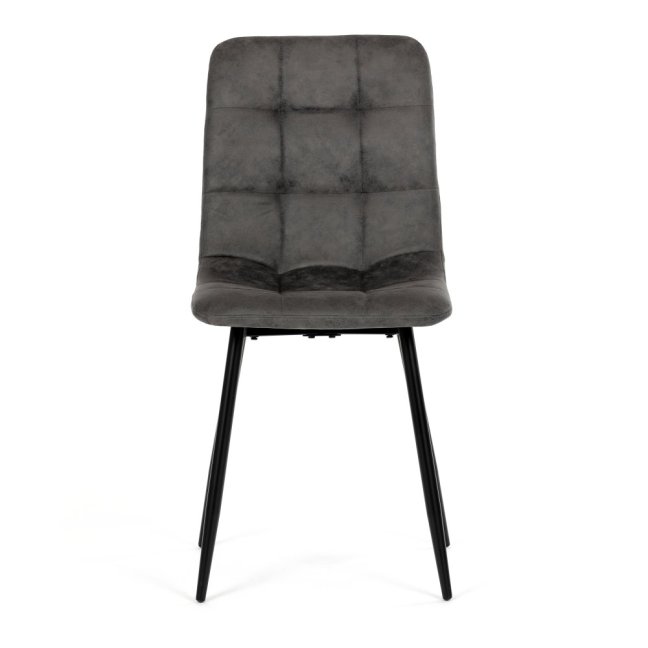 Jídelní židle THEO III — kov, látka vintage, více barev - Barevné varianty židle THEO III: Černá