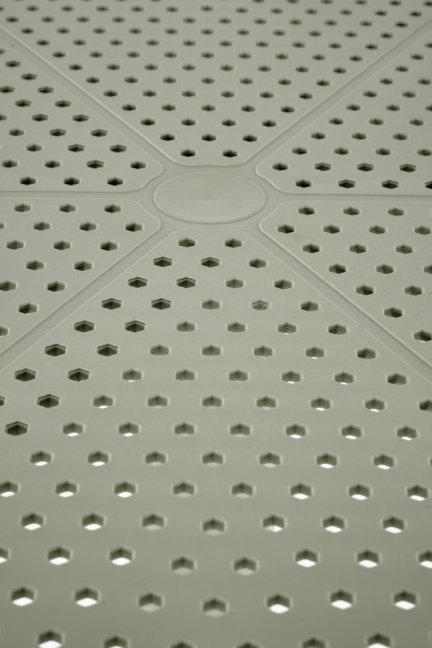 Zahradní stolek CALVO — plast, mintová