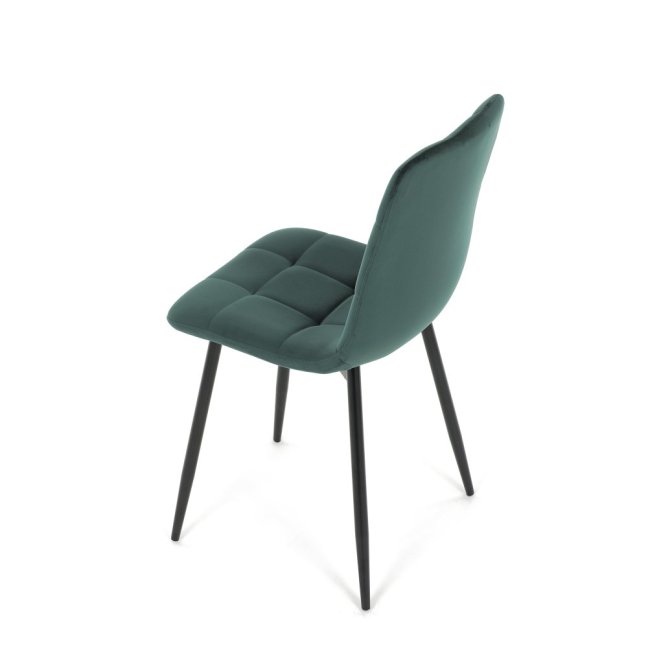 Jídelní židle THEO II — kov, samet, více barev - Barevné varianty židle THEO II: Modrá