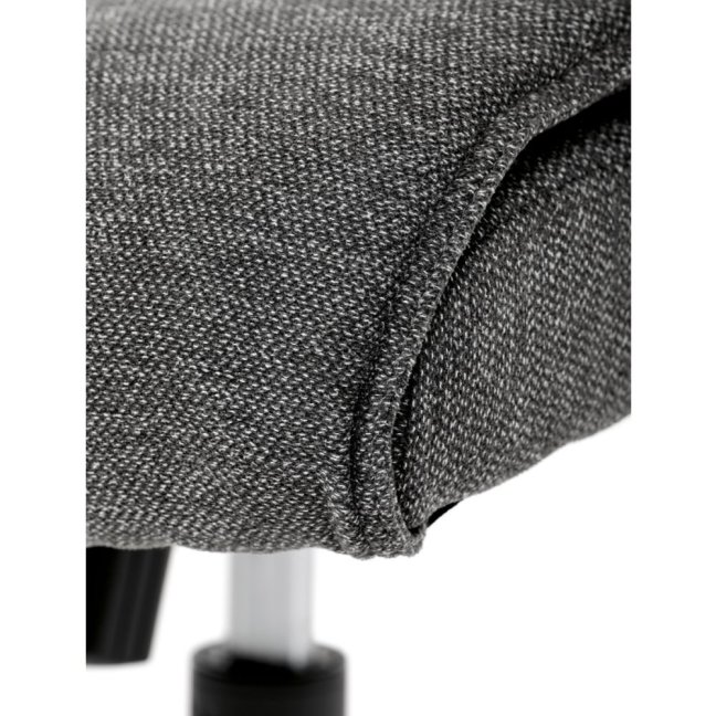 Kancelářské křeslo EBRO — látka, šedá