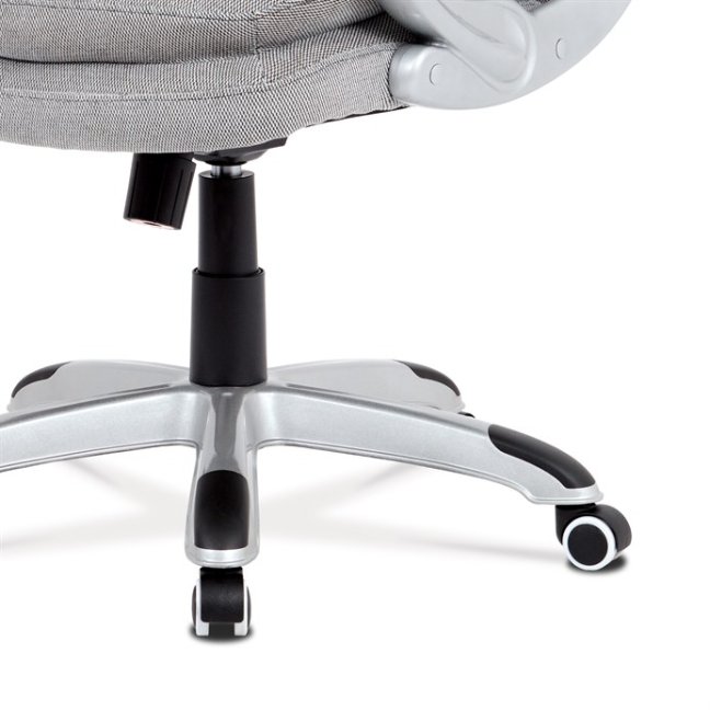 Kancelářské křeslo JERRY — látka, světle šedá