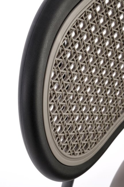 Jídelní židle RONALD — kov, umělý ratan, více barev - Barevné varianty jídelní židle RONALD: Zelená