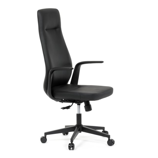 Kancelářské křeslo ERVIN — ekokůže, černá