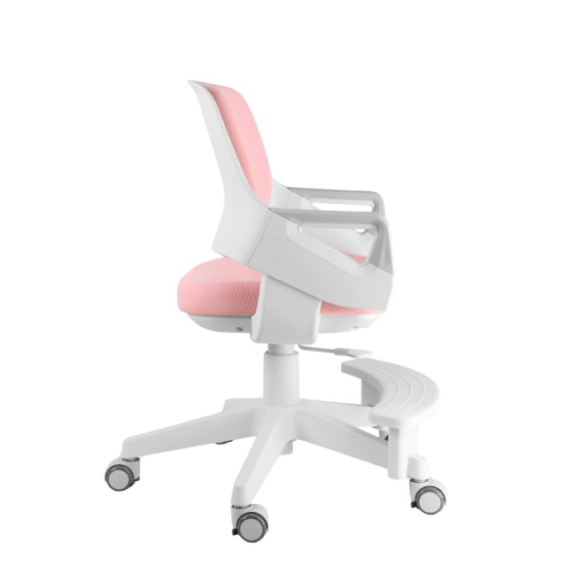 Dětská rostoucí židle Neoseat KIDDY FIVE — látka, růžová