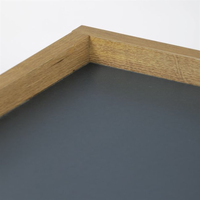 Konferenční stolek ERIK — kov, MDF, dekor dub