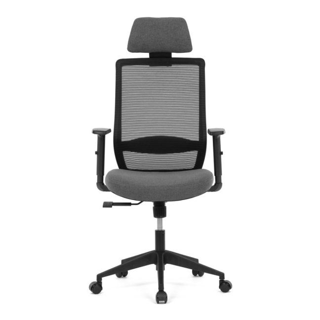 Kancelářská ergonomická židle SENA — látka, černá