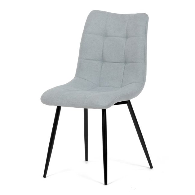 Jídelní židle MONDE — kov, látka, více barev - Barevné varianty jídelní židle MONDE: Stříbrná