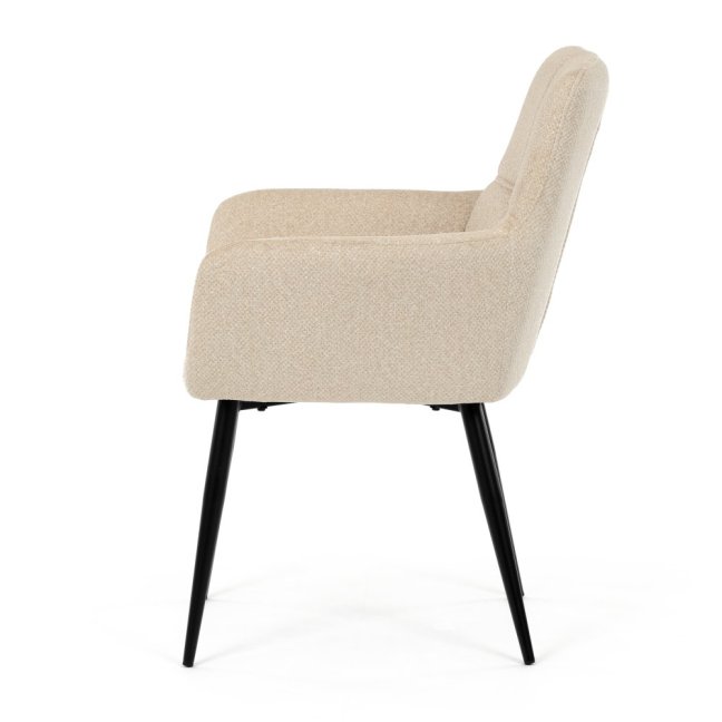 Jídelní křeslo LYON — kov, látka, více barev - Barevné varianty jídelního křesla LYON: Tmavě šedá