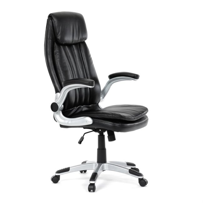 Kancelářské křeslo KURO — ekokůže, černá