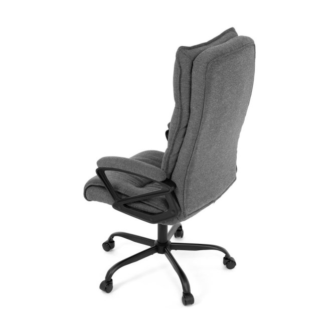 Kancelářské křeslo EBRO — látka, šedá