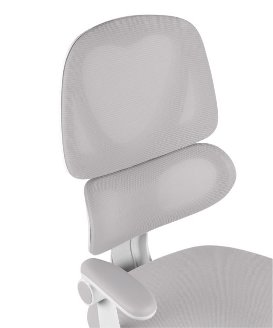 Dětská otočná židle Neoseat JUNI 023 — látka, pratelný potah, šedá