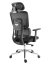 Kancelářská ergonomická židle Neoseat GARY — síť / látka, černá, nosnost 150 kg
