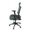 Kancelářská ergonomická židle SENA — látka, černá / zelená