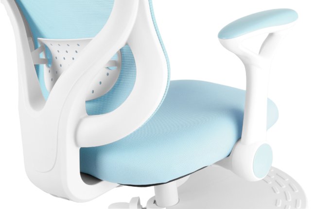 Dětská rostoucí židle Neoseat JUNI 007 — látka, pratelný potah, modrá