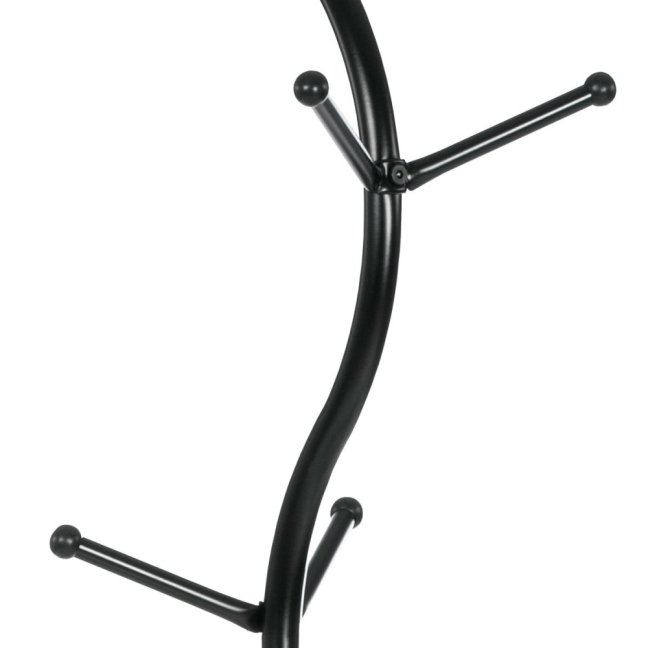 Stojanový věšák JUNIPER — kov, černá
