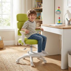 Dětská rostoucí židle Neoseat KIDDY THREE — látka, pratelný potah, zelená