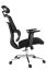 Kancelářská ergonomická židle Neoseat GARY — síť / látka, černá, nosnost 150 kg