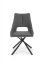 Jídelní židle TREBOL — kov, látka, šedá