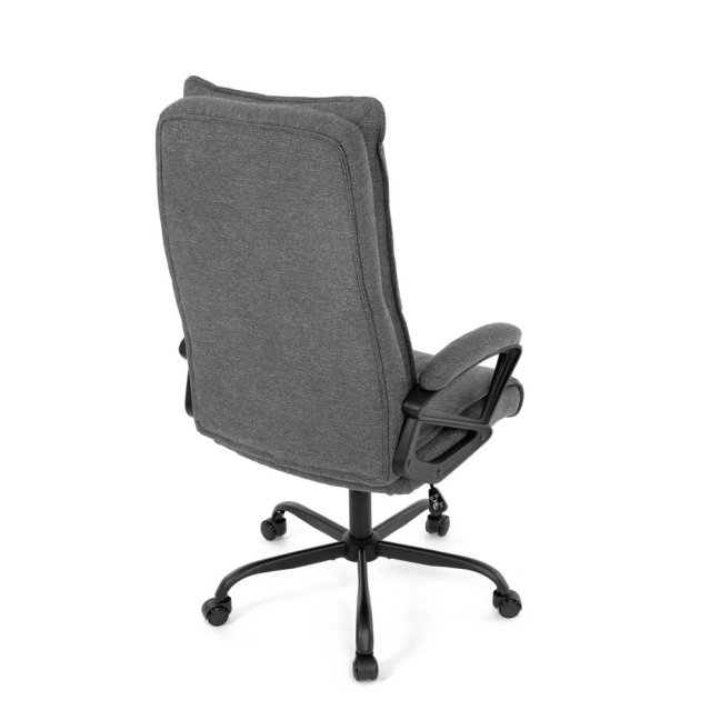 Kancelářské křeslo EBRO — látka, šedá