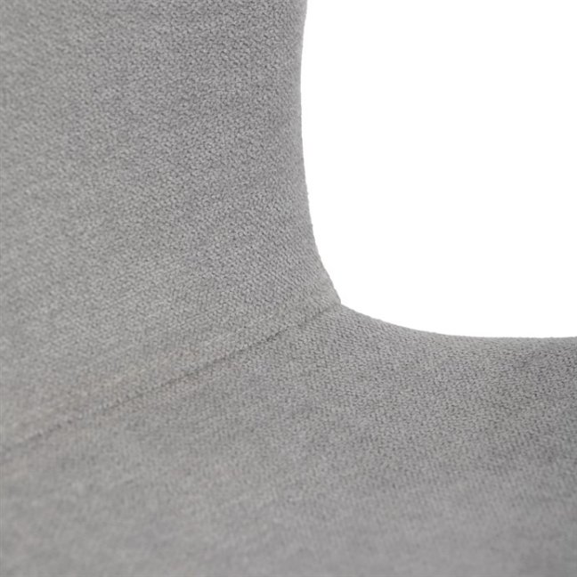 Jídelní židle JULES — kov, látka, více barev - Barevné varianty jídelní židle JULES: Světle šedá