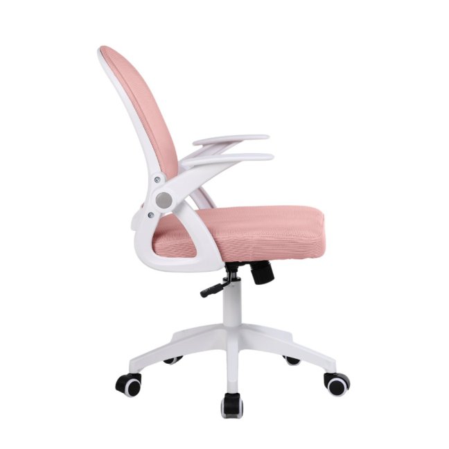 Dětská otočná židle Neoseat JUNI 011 — látka, růžová