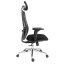Kancelářská ergonomická židle Neoseat SPINO — látka, černá, nosnost 150 kg