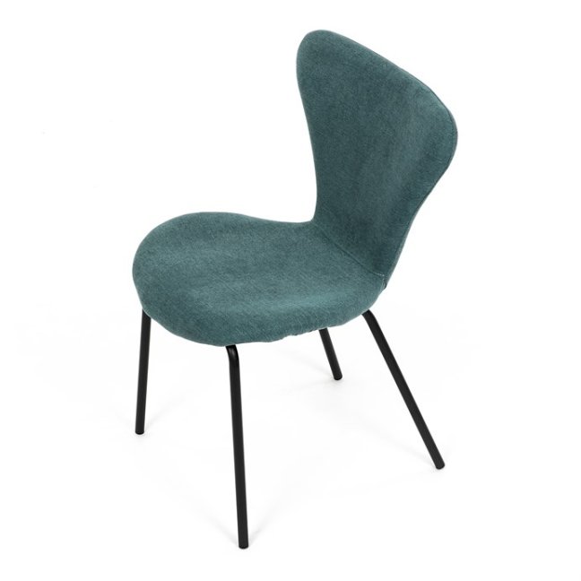 Jídelní židle JULES — kov, látka, více barev - Barevné varianty jídelní židle JULES: Světle šedá