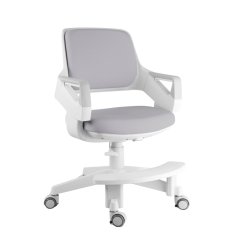 Dětská rostoucí židle Neoseat KIDDY FIVE — látka, pratelný potah, šedá