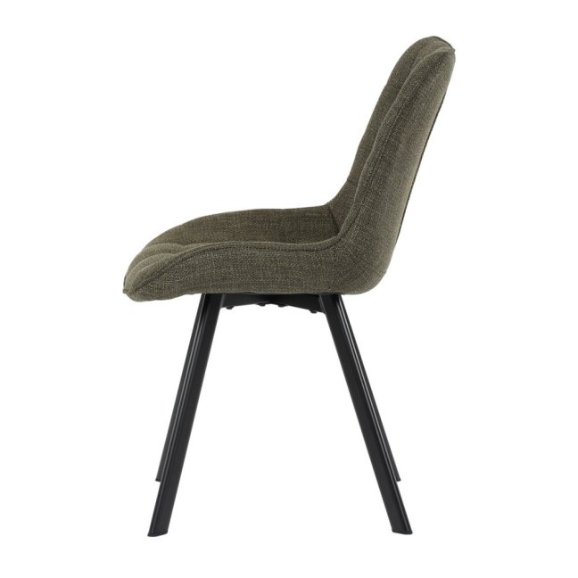 Jídelní židle ANIKA — kov, látka, více barev - Barevné varianty židle ANIKA: Žlutá