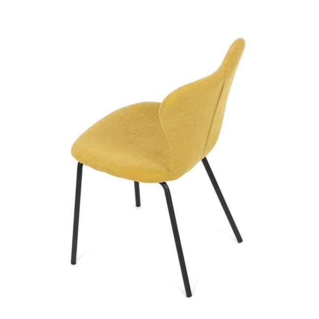 Jídelní židle JULES — kov, látka, více barev - Barevné varianty jídelní židle JULES: Světle šedá