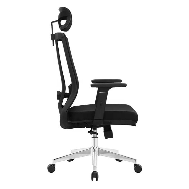 Kancelářská ergonomická židle Neoseat SABRINA — síť / látka, černá, nosnost 150 kg
