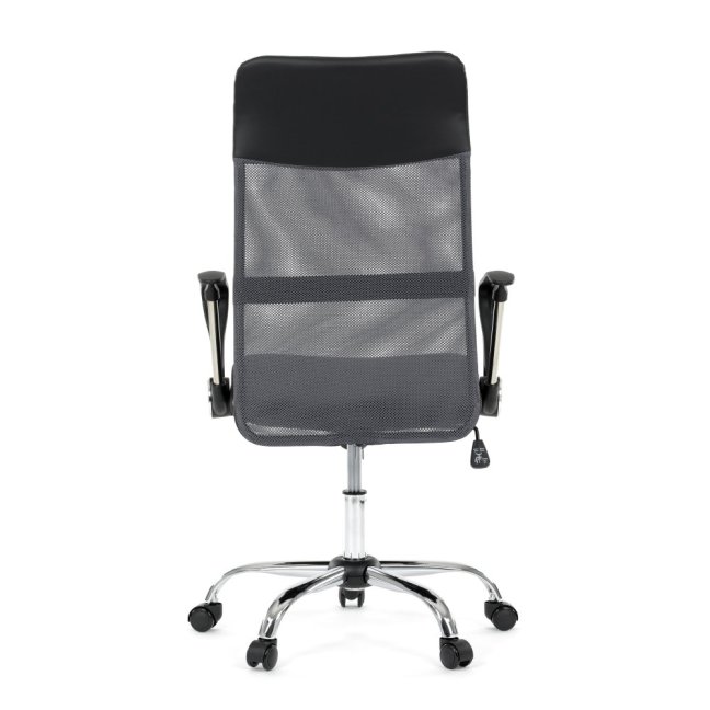 Kancelářská otočná židle MALFE — látka, šedá