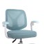 Dětská otočná židle Neoseat JUNI 010 s podnoží — látka, modrá