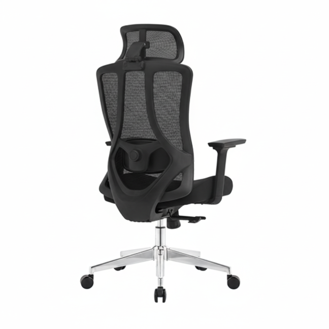Kancelářská ergonomická židle Neoseat TIYA — černá, nosnost 150 kg