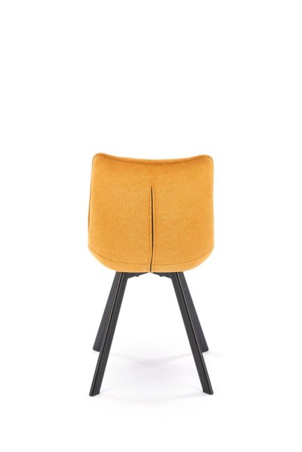 Jídelní židle MIHA — kov, látka, více barev - Barevné varianty jídelní židle MIHA: Hořčicová