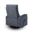 TV křeslo ALVI s elektrickým polohováním — látka, šedá, nosnost 130 kg