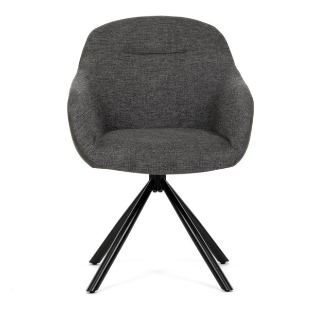 Jídelní otočné křeslo HILARY — kov, látka, šedá / více barev - Barevné varianty jídelního křesla HILARY: Šedá