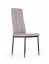 Jídelní židle KUNST — kov, látka, šedá