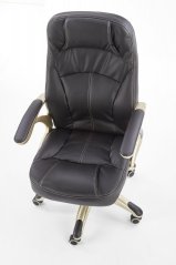 Kancelářské křeslo CARLOS — ekokůže, černá