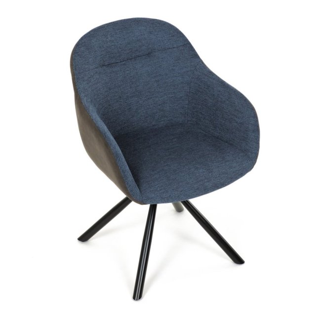 Jídelní otočné křeslo HILARY — kov, látka, šedá / více barev - Barevné varianty jídelního křesla HILARY: Šedá