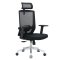 Kancelářská ergonomická židle Neoseat GRANDINI — černá, nosnost 150 kg
