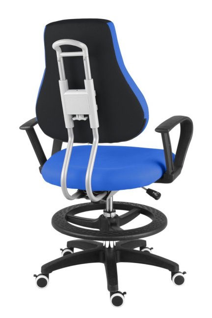 Dětská rostoucí židle Neoseat KINDER — látka, černá / modrá