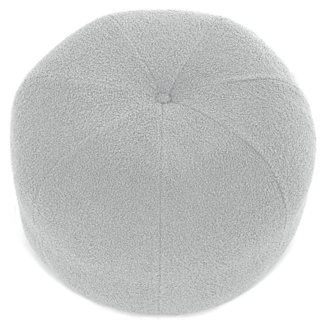 Taburet VALENTIN — látka, šedá