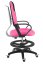 Dětská rostoucí židle Neoseat KINDER — látka, černá / růžová