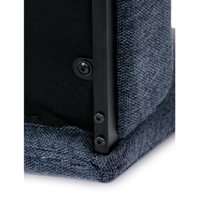 Jídelní židle MARLENE — kov, látka, více barev - Barevné varianty jídelní židle MARLENE: Šedá