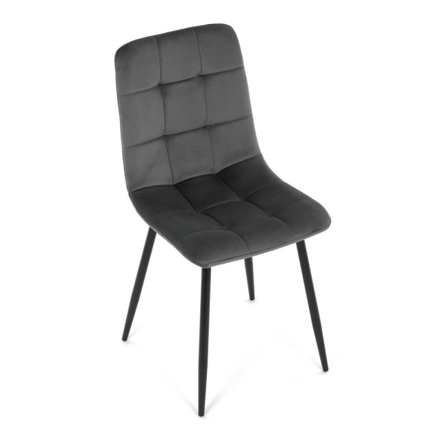 Jídelní židle THEO II — kov, samet, více barev - Barevné varianty židle THEO II: Modrá