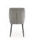 Jídelní židle KRETA — kov, samet, šedá